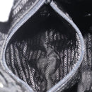 PRADA Backpack Nylon Black Silver Auth mr2651-26