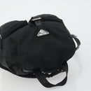 PRADA Backpack Nylon Black Silver Auth mr2651-6
