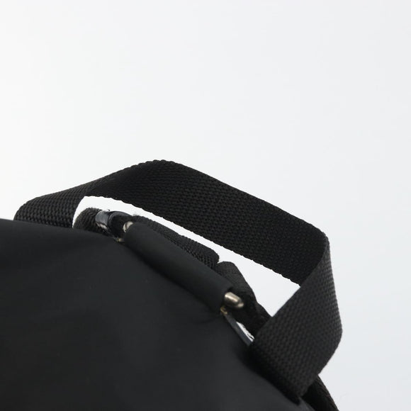 PRADA Backpack Nylon Black Silver Auth mr2651