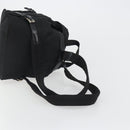 PRADA Backpack Nylon Black Silver Auth mr2651-9