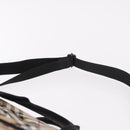 BURBERRY Hand Bag Canvas 3way Beige Gold Auth mr2653-14