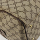 GUCCI GG Supreme Web Sherry Line Bag PVC Beige Gold 002 40 0168 Auth mr2654-13