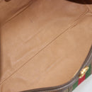 GUCCI GG Supreme Web Sherry Line Bag PVC Beige Gold 002 40 0168 Auth mr2654-18