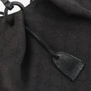 GUCCI GG Canvas Tote Bag Denim Black Silver 101919 Auth mr2655-10