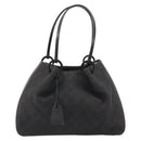 GUCCI GG Canvas Tote Bag Denim Black Silver 101919 Auth mr2655-13