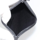 GUCCI GG Canvas Tote Bag Denim Black Silver 101919 Auth mr2655-22