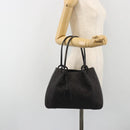 GUCCI GG Canvas Tote Bag Denim Black Silver 101919 Auth mr2655-23