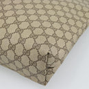 GUCCI GG Supreme Web Sherry Line Tote Bag PVC Beige Gold 40 02 003 Auth mr2657-12
