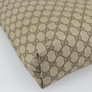 GUCCI GG Supreme Web Sherry Line Tote Bag PVC Beige Gold 40 02 003 Auth mr2657-13