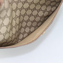GUCCI GG Supreme Web Sherry Line Tote Bag PVC Beige Gold 40 02 003 Auth mr2657-18