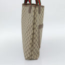 GUCCI GG Supreme Web Sherry Line Tote Bag PVC Beige Gold 40 02 003 Auth mr2657-4