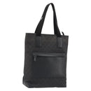 GUCCI GG Canvas Tote Bag Denim Black Silver 180450 Auth mr2658-1