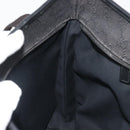 GUCCI GG Canvas Tote Bag Denim Black Silver 180450 Auth mr2658-20