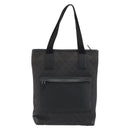 GUCCI GG Canvas Tote Bag Denim Black Silver 180450 Auth mr2658-13