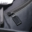 GUCCI GG Canvas Tote Bag Denim Black Silver 180450 Auth mr2658-21