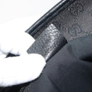 GUCCI GG Canvas Tote Bag Denim Black Silver 180450 Auth mr2658-12