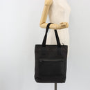 GUCCI GG Canvas Tote Bag Denim Black Silver 180450 Auth mr2658-24