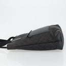 GUCCI GG Canvas Tote Bag Denim Black Silver 180450 Auth mr2658-4