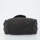 GUCCI GG Canvas Tote Bag Denim Black Silver 180450 Auth mr2658-5