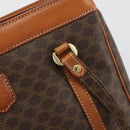 CELINE Macadam Canvas Hand Bag PVC Leather Brown Gold Auth mr2661-16