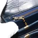 CELINE C Sulky Shoulder Bag Canvas Black Gold Auth mr2664-22