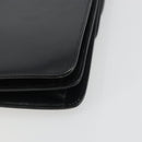 CELINE Hand Bag Leather Black Gold Auth mr2665V-12