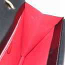 CELINE Hand Bag Leather Black Gold Auth mr2665V-18