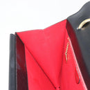 CELINE Hand Bag Leather Black Gold Auth mr2665V-19