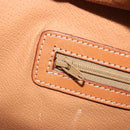 CELINE Macadam Canvas Hand Bag PVC Leather Brown Gold Auth mr2666-22