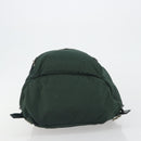 PRADA Backpack Nylon Green Silver Auth mr2668-5