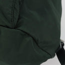 PRADA Backpack Nylon Green Silver Auth mr2668-15