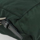 PRADA Backpack Nylon Green Silver Auth mr2668-18