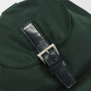 PRADA Backpack Nylon Green Silver Auth mr2668-19