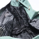 PRADA Backpack Nylon Green Silver Auth mr2668-22