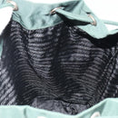 PRADA Backpack Nylon Green Silver Auth mr2668-23