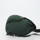 PRADA Backpack Nylon Green Silver Auth mr2668-3