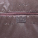GUCCI Bamboo Shoulder Bag Leather 2way Brown Silver 0011577 Auth mr2670-16