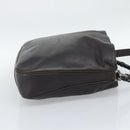 GUCCI Bamboo Shoulder Bag Leather 2way Brown Silver 0011577 Auth mr2670-5