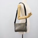 GUCCI GG Crystal Shoulder Bag Coated Canvas Gold 189749 Auth mr2671-22