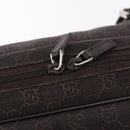 GUCCI GG Canvas Boston Bag 2way Brown Silver 196356 Auth mr2672-10