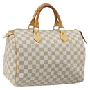 LOUIS VUITTON Damier Azur Speedy 30 Hand Bag N41533 LV Auth mr2674A-1