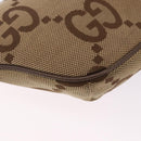 GUCCI GG Canvas Body Bag Beige Gold 696031 Auth mr2675A-15