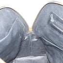 CELINE Macadam Canvas Hand Bag PVC Leather Black Gold Auth mr2677-20