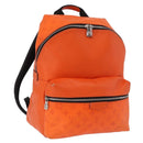 LOUIS VUITTON Tiger Lama Monogram Discovery Backpack Orange M30410 Auth mr2678-1