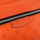 LOUIS VUITTON Tiger Lama Monogram Discovery Backpack Orange M30410 Auth mr2678-21