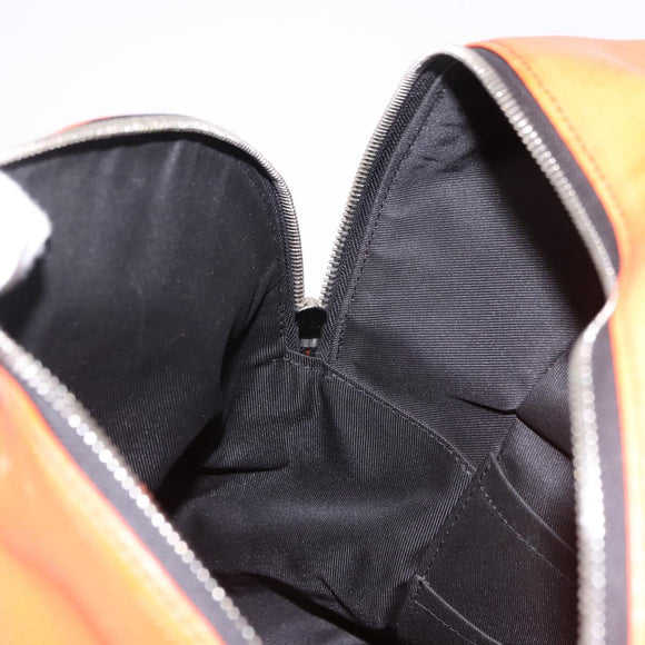 LOUIS VUITTON Tiger Lama Monogram Discovery Backpack Orange M30410 Auth mr2678