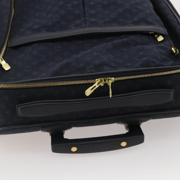 LOUIS VUITTON Monogram Mini Annette Suitcase TST Blue M23281 LV Auth mr2680