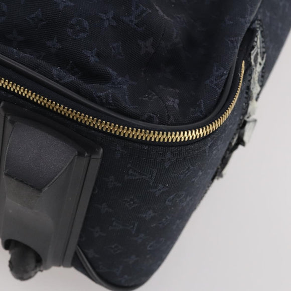 LOUIS VUITTON Monogram Mini Annette Suitcase TST Blue M23281 LV Auth mr2680