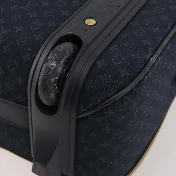 LOUIS VUITTON Monogram Mini Annette Suitcase TST Blue M23281 LV Auth mr2680
