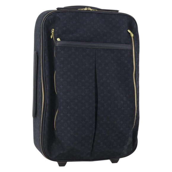 LOUIS VUITTON Monogram Mini Annette Suitcase TST Blue M23281 LV Auth mr2680